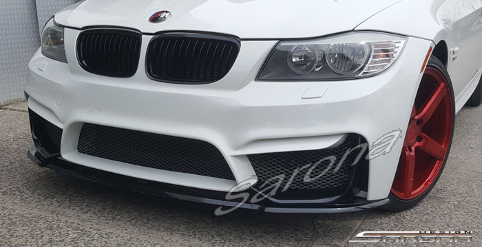 Custom BMW 3 Series  Sedan Front Bumper (2009 - 2011) - $650.00 (Part #BM-077-FB)